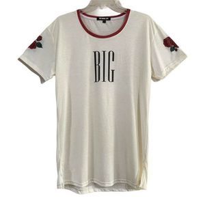 The Social Life‎ Graphic Tee "Big" Roses Unisex L